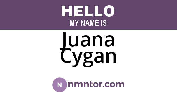 Juana Cygan
