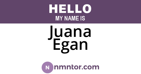 Juana Egan