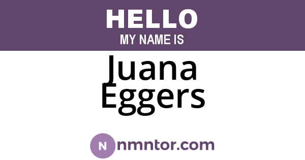 Juana Eggers