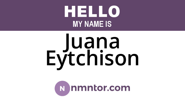 Juana Eytchison