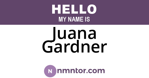 Juana Gardner
