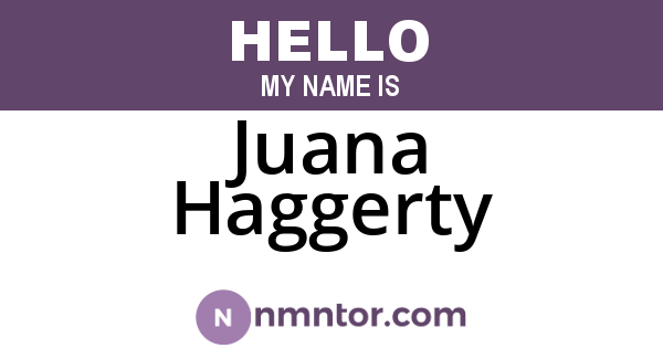 Juana Haggerty