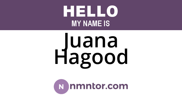 Juana Hagood