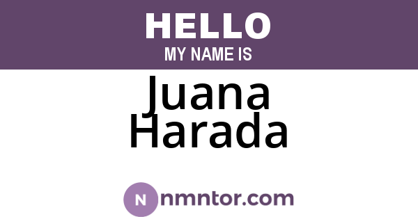 Juana Harada