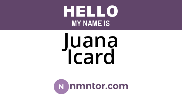 Juana Icard