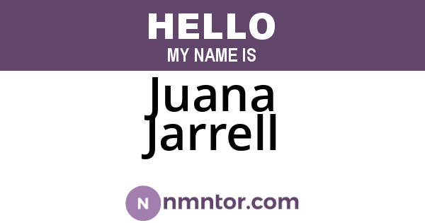 Juana Jarrell