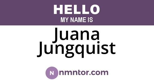 Juana Jungquist