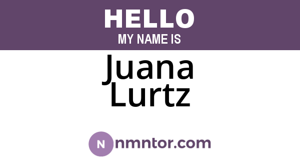 Juana Lurtz