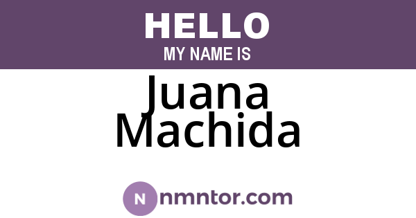 Juana Machida