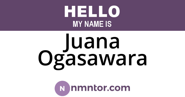 Juana Ogasawara