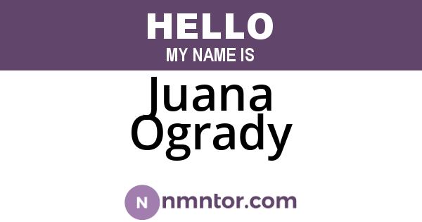 Juana Ogrady