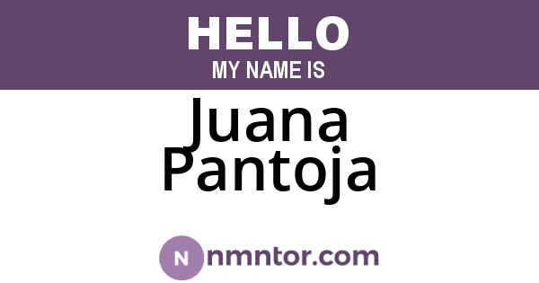 Juana Pantoja