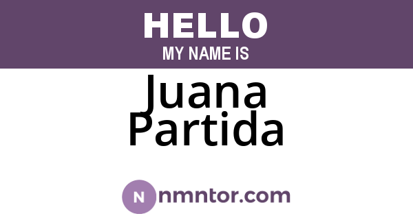 Juana Partida