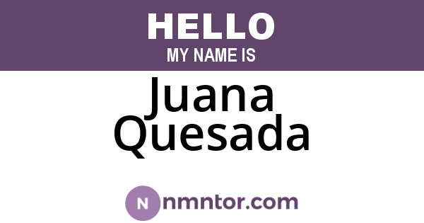 Juana Quesada