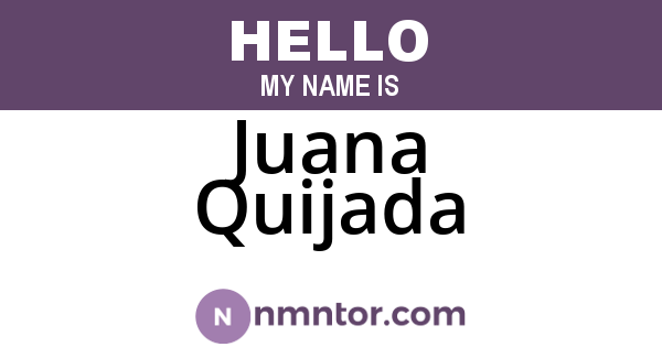 Juana Quijada