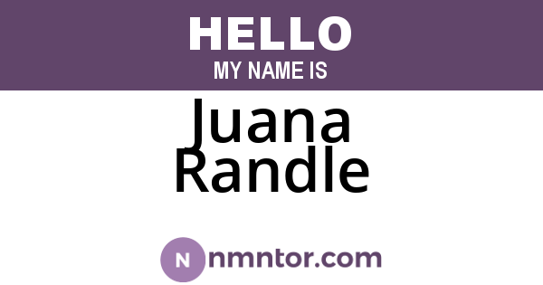 Juana Randle