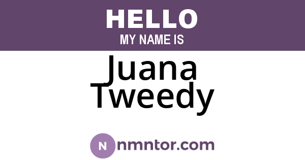 Juana Tweedy