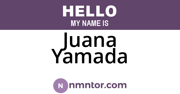 Juana Yamada