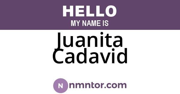 Juanita Cadavid