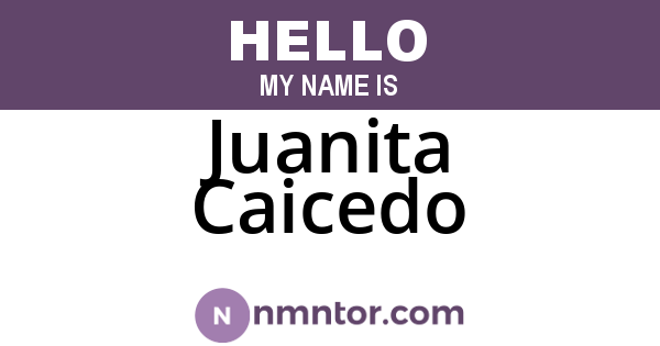 Juanita Caicedo