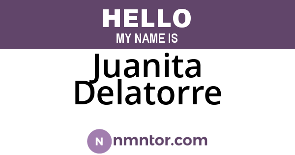 Juanita Delatorre