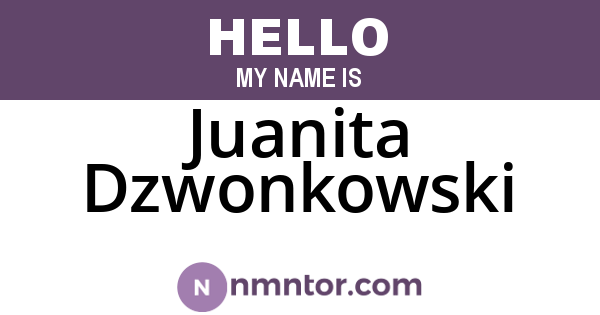 Juanita Dzwonkowski