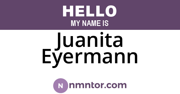 Juanita Eyermann