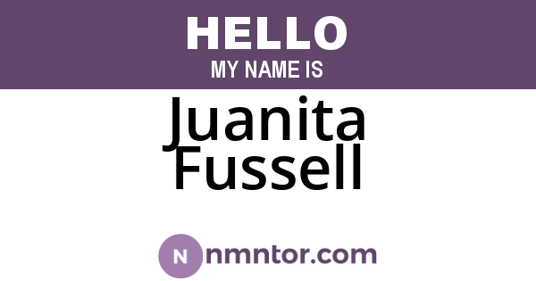 Juanita Fussell
