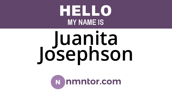 Juanita Josephson