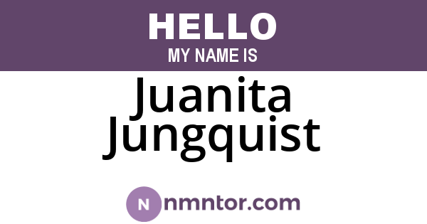 Juanita Jungquist