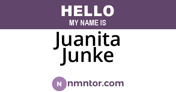 Juanita Junke