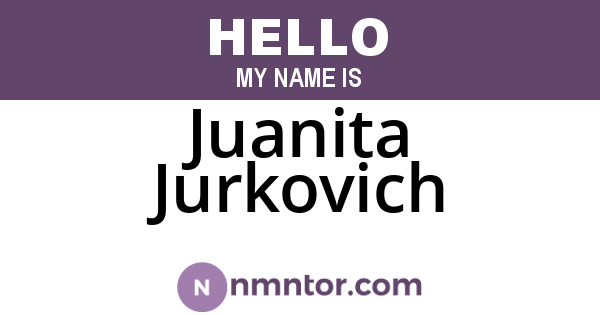 Juanita Jurkovich