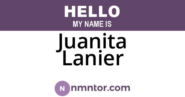 Juanita Lanier