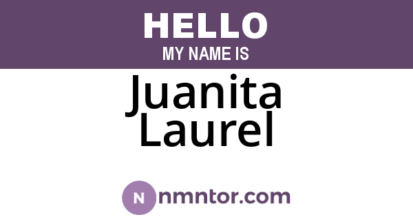 Juanita Laurel
