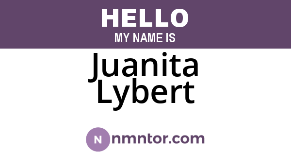 Juanita Lybert