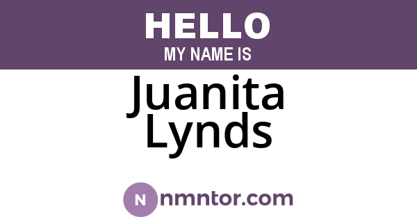 Juanita Lynds