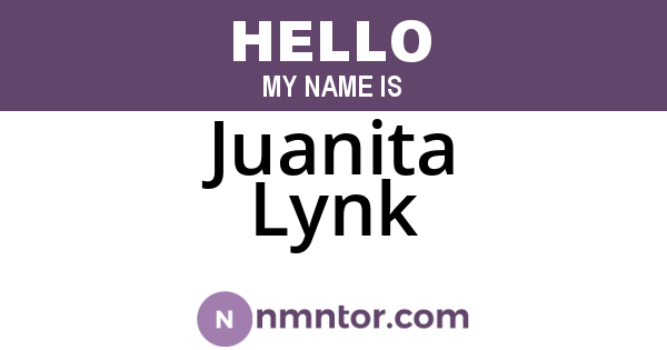 Juanita Lynk