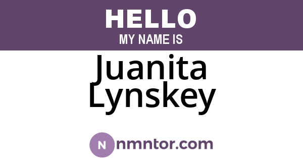 Juanita Lynskey