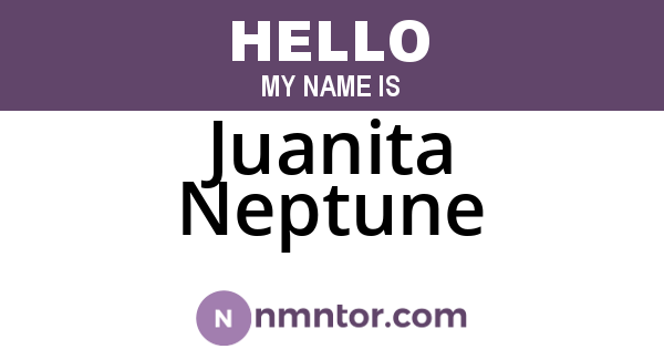 Juanita Neptune