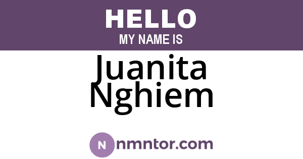 Juanita Nghiem