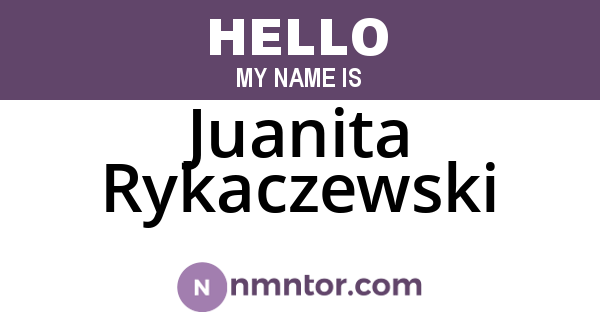 Juanita Rykaczewski