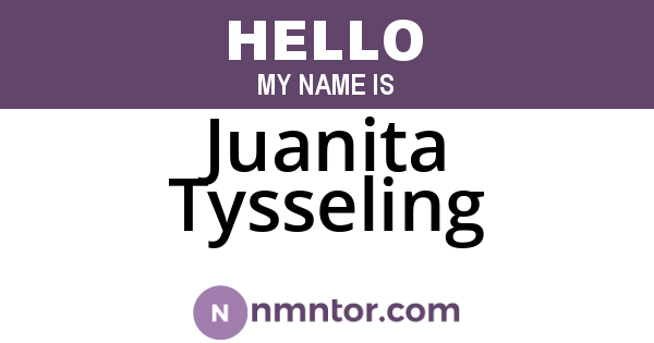 Juanita Tysseling