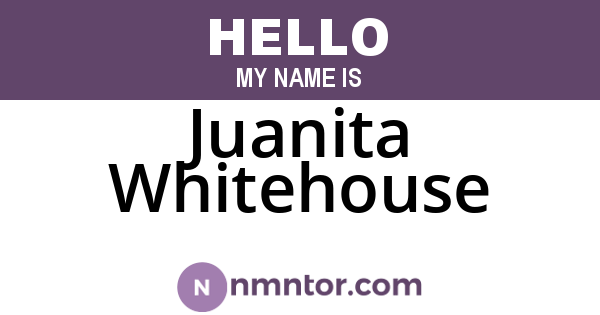 Juanita Whitehouse