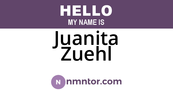 Juanita Zuehl