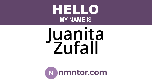Juanita Zufall