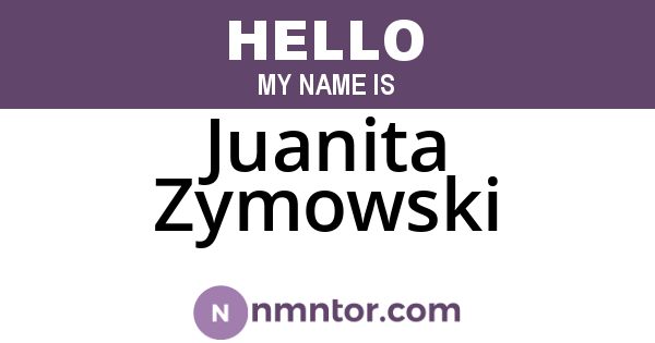 Juanita Zymowski