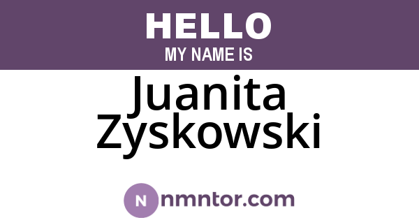 Juanita Zyskowski