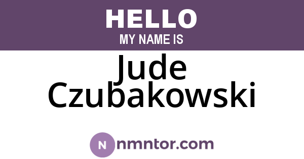 Jude Czubakowski