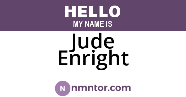 Jude Enright