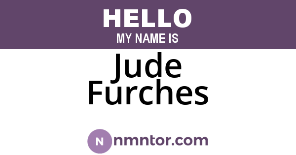 Jude Furches